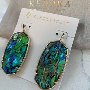 Kendra Scott Abalone Shell Earrings